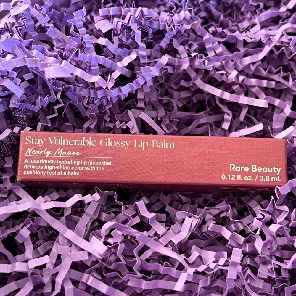 Rare Beauty Stay Vulnerable Glossy Lip Balm in Nearly Mauve - Picture 2 of 10